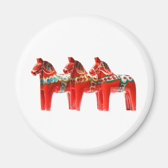 Schweden Dala Horse Magnet (Vorne)