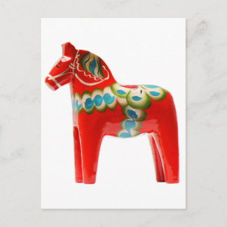 Schweden Dala Horse Postkarte