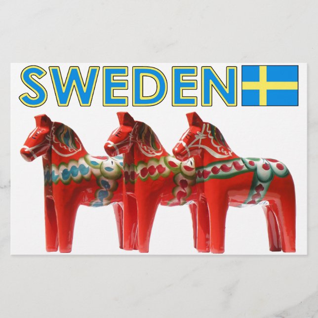 Schweden Dala Pferde (Vorderseite)