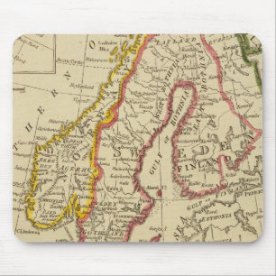 Schweden, Dänemark, Norwegen, Finnland, Island Mousepad