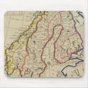 Schweden, Dänemark, Norwegen und Finnland 2 Mousepad