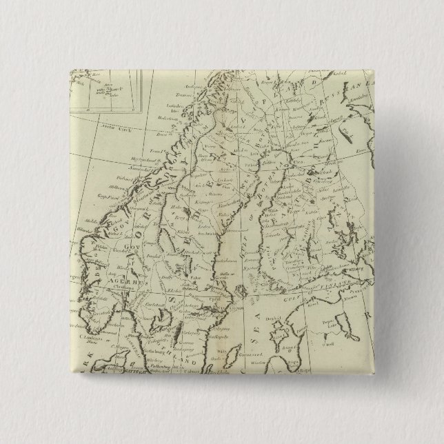Schweden, Dänemark, Norwegen und Finnland Button (Vorderseite)
