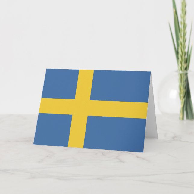Schweden Dankeskarte (Vorderseite)