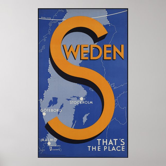 Schweden Das ist der Ort Poster (Vorne)
