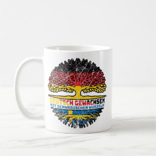 Schweden Deutschland Baum Kaffeetasse