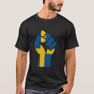 Schweden DNA Molecule Tree Schwedische Flagge Schw T-Shirt