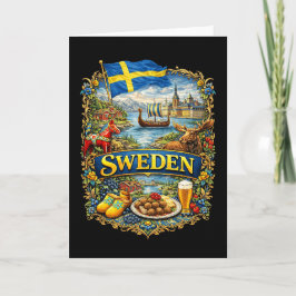 Schweden Feiertagskarte