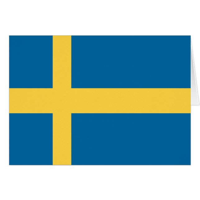 Schweden-Flagge (Vorderseite (Horizontal))