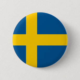 Schweden-Flagge Button