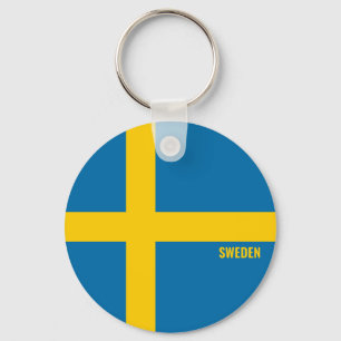 Schweden Flagge Charmant Patriotisch Schlüsselanhänger