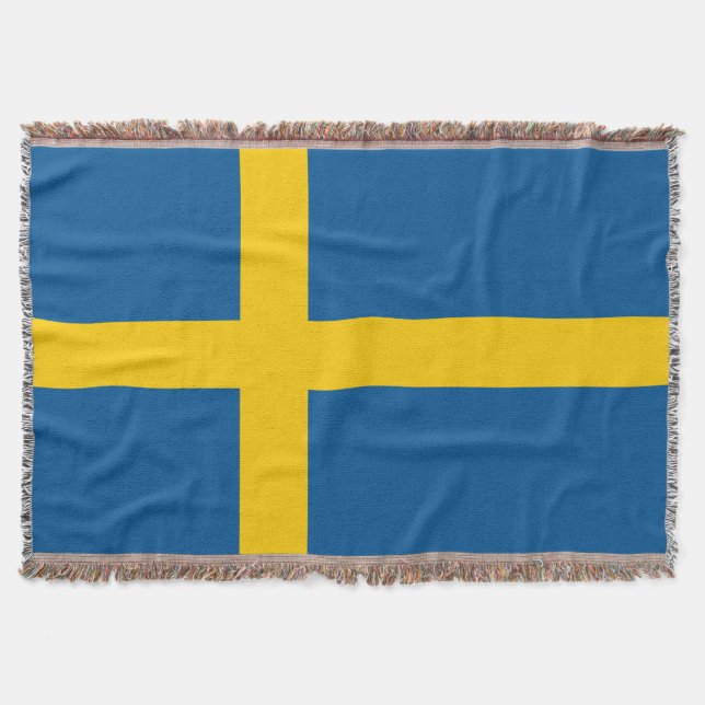 Schweden-Flagge Decke (Vorderseite)