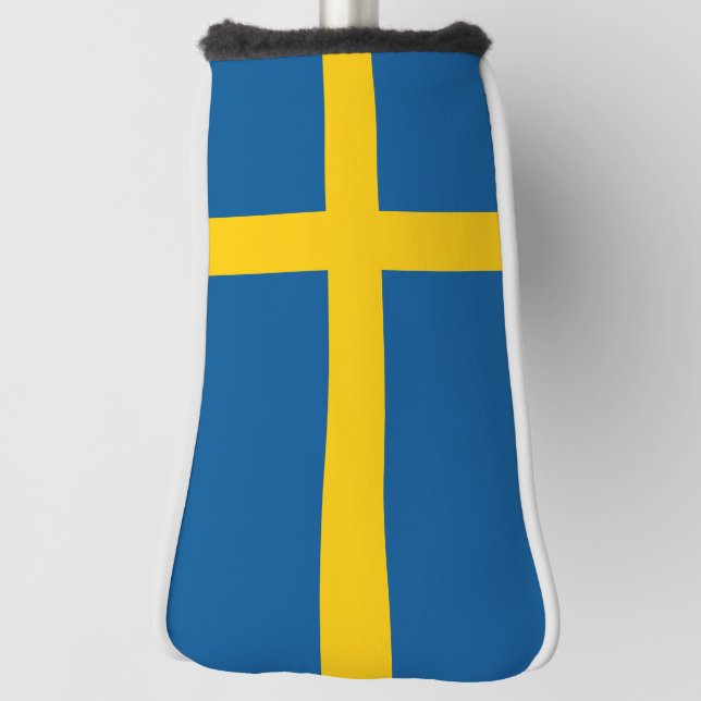 Schweden-Flagge Golf Headcover (Rotieren 90)