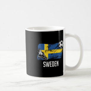Schweden Flagge Jersey Schwedische Fußballmannscha Kaffeetasse