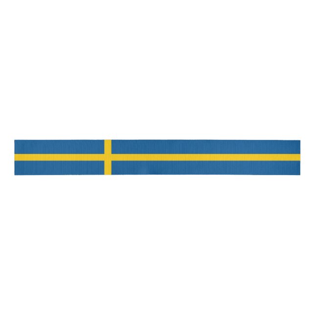 Schweden-Flagge Ripsband (Vorderseite)