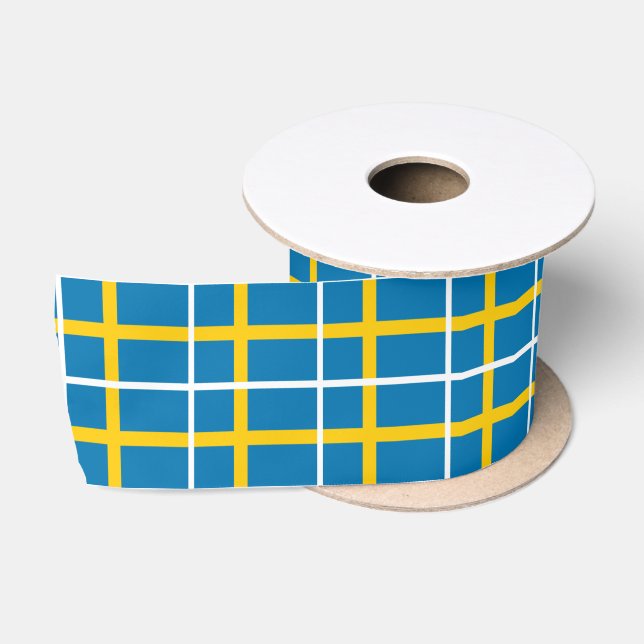 SCHWEDEN-FLAGGE SATINBAND (Spule)