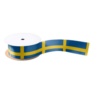 Schweden-Flagge Satinband