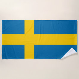 Schweden-Flagge Strandtuch