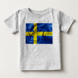 Schweden Flaggen Baby Bodysuit T-shirt