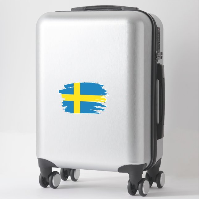 Schweden Flaggenaufkleber Aufkleber (Koffer)