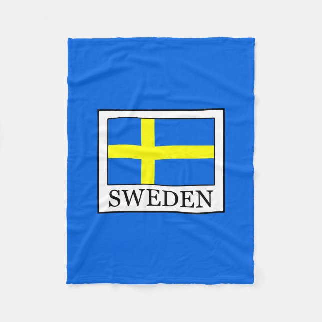 Schweden Fleecedecke (Vorderseite)