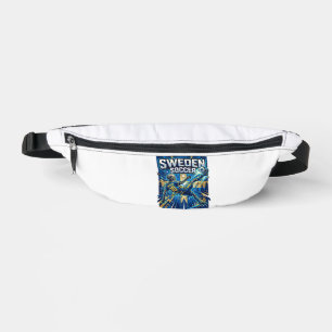 Schweden Fußball Skelett Stürmer Nationen Poster S Bauchtasche