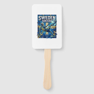 Schweden Fußball Skelett Stürmer Nationen Poster S Fächer