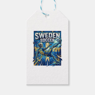 Schweden Fußball Skelett Stürmer Nationen Poster S Geschenkanhänger