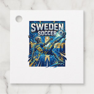 Schweden Fußball Skelett Stürmer Nationen Poster S Geschenkanhänger