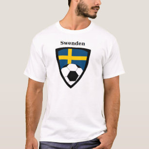 Schweden-Fußball T-Shirt