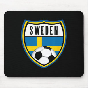 Schweden Fußballtrikot Schwedische Flagge Mousepad