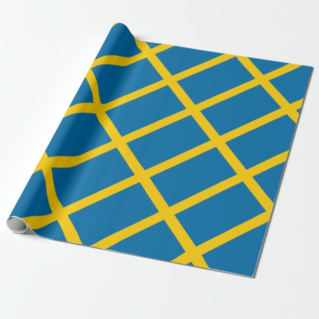 Schweden Geschenkpapier (Ungerollt)