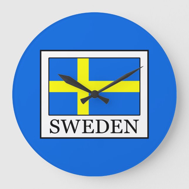 Schweden Große Wanduhr (Vorderseite)