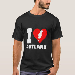 Schweden Herz I Liebe Gotland T-Shirt