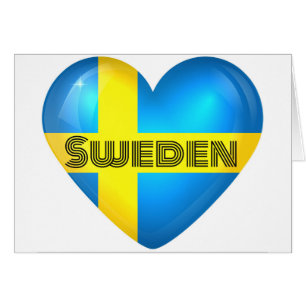 Schweden Herzenflagge