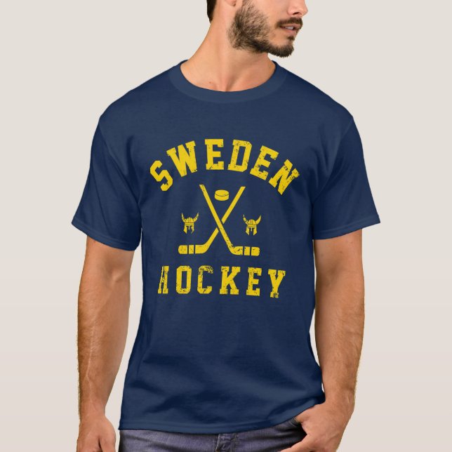 Schweden Ice Hockey  T-Shirt (Vorderseite)