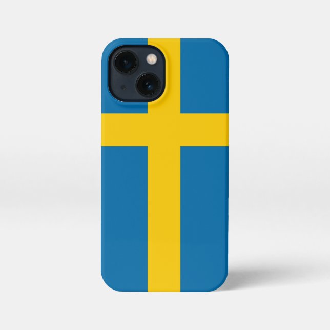 Schweden iPhone 13 Mini Hülle (Rückseite)