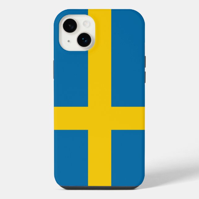 Schweden iPhone 14 Plus Hülle (Rückseite)