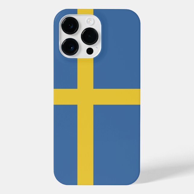 Schweden iPhone 14 Pro Max Hülle (Rückseite)