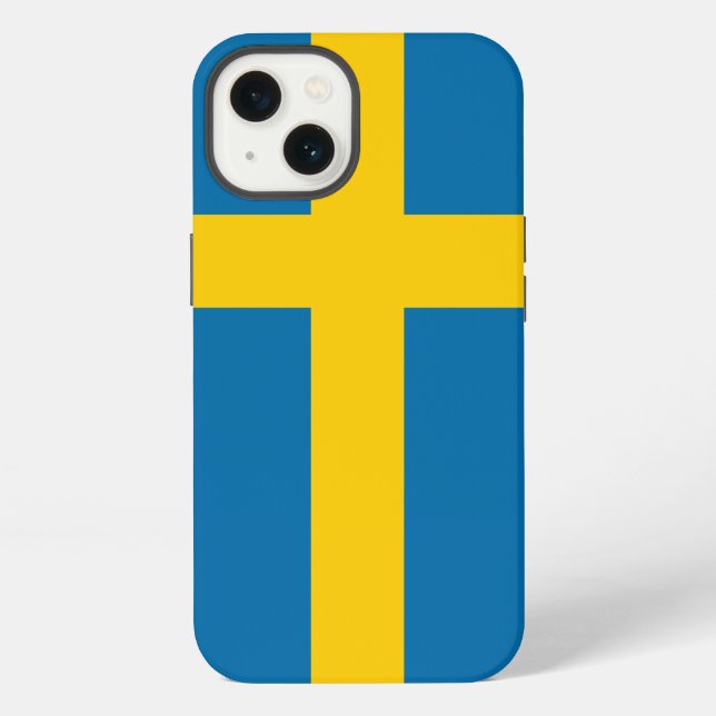 Schweden iPhone Hülle (Rückseite)