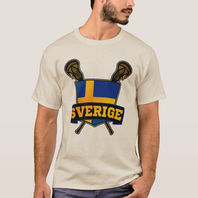Schweden Lacrosse T-Shirt (Vorderseite)