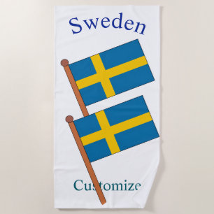 Schweden Landesflagge Thunder_Cove Strandtuch