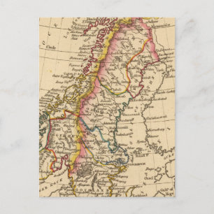 Schweden, Norwegen 2 Postkarte