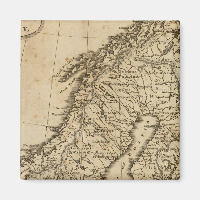 Schweden, Norwegen 3 Magnet (Vorne)