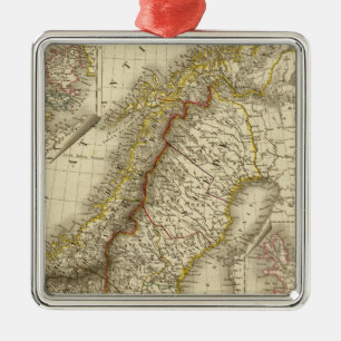 Schweden, Norwegen, Dänemark Ornament Aus Metall