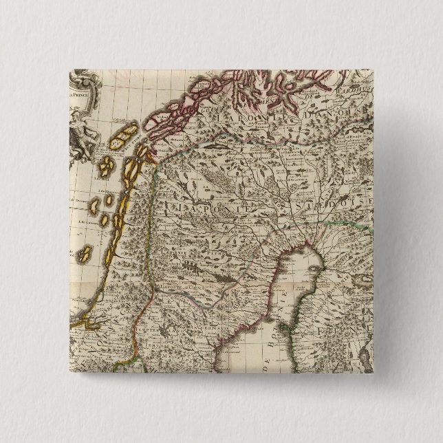 Schweden, Norwegen, Europa 2 Button (Vorderseite)
