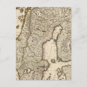 Schweden, Norwegen, Europa 2 Postkarte