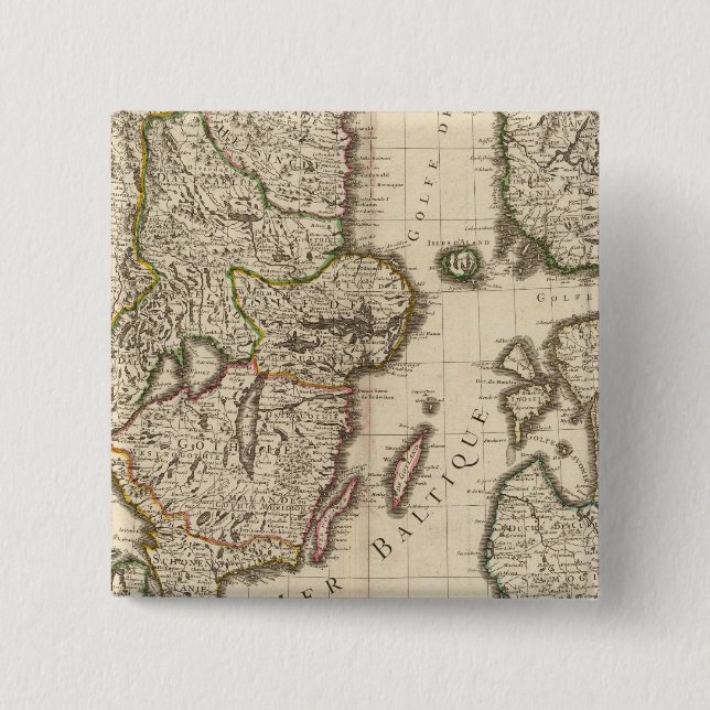 Schweden, Norwegen, Europa Button (Vorderseite)
