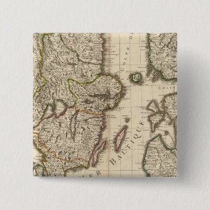 Schweden, Norwegen, Europa Button