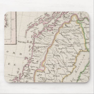 Schweden, Norwegen, Island Mousepad