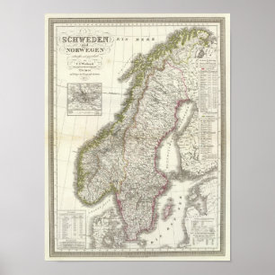 Schweden, Norwegen - Schweden, Norwegen Poster